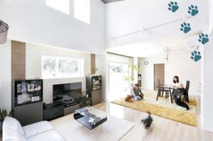 ペットに優しい平屋の画像