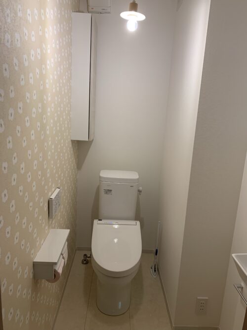 L字になっているトイレ間取り