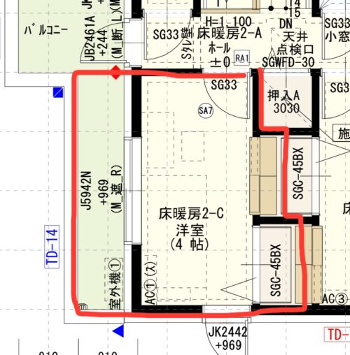 一条工務店 リフォーム箇所 洋室